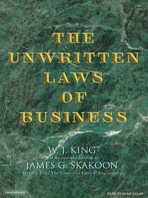 cover image of The Unwritten Laws of Business